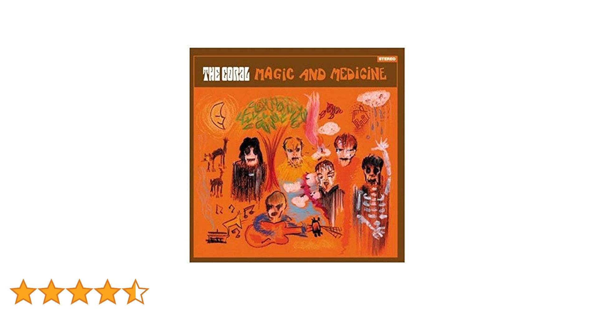 The Coral『Magic and Medicine』 アナログLPレコード The Coral – Magic And Medicine – Vinyl (Yellow with Orange